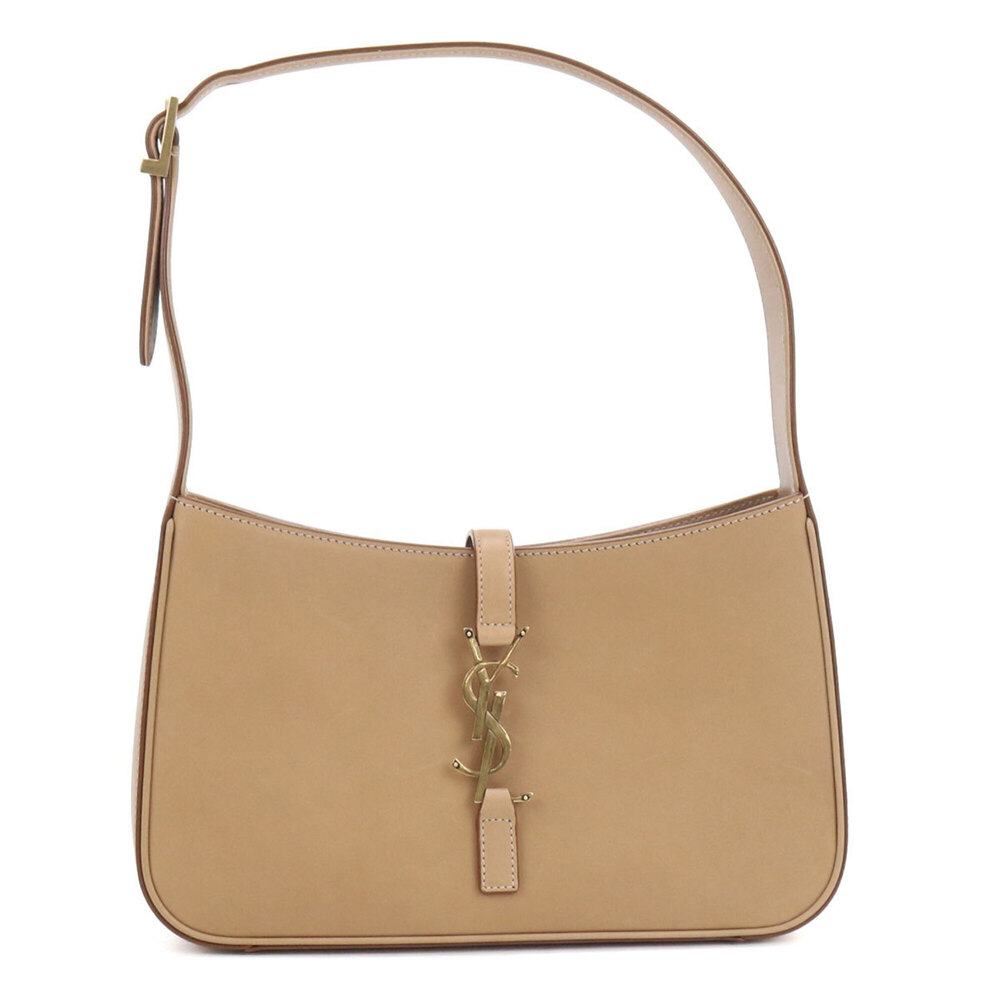 SAINT LAURENT Semi-Shoulder Bag 657228 Le Sancassette Hobo Women's Beige